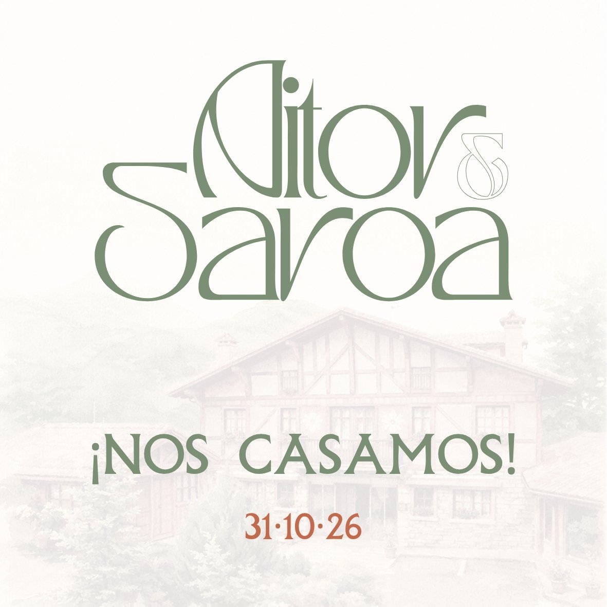 Logo Saroa y Aitor – fondo portada